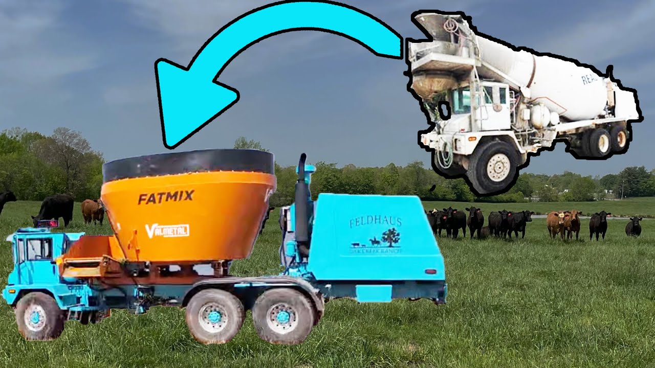 Concrete Truck To ULTIMATE FEED TRUCK!!