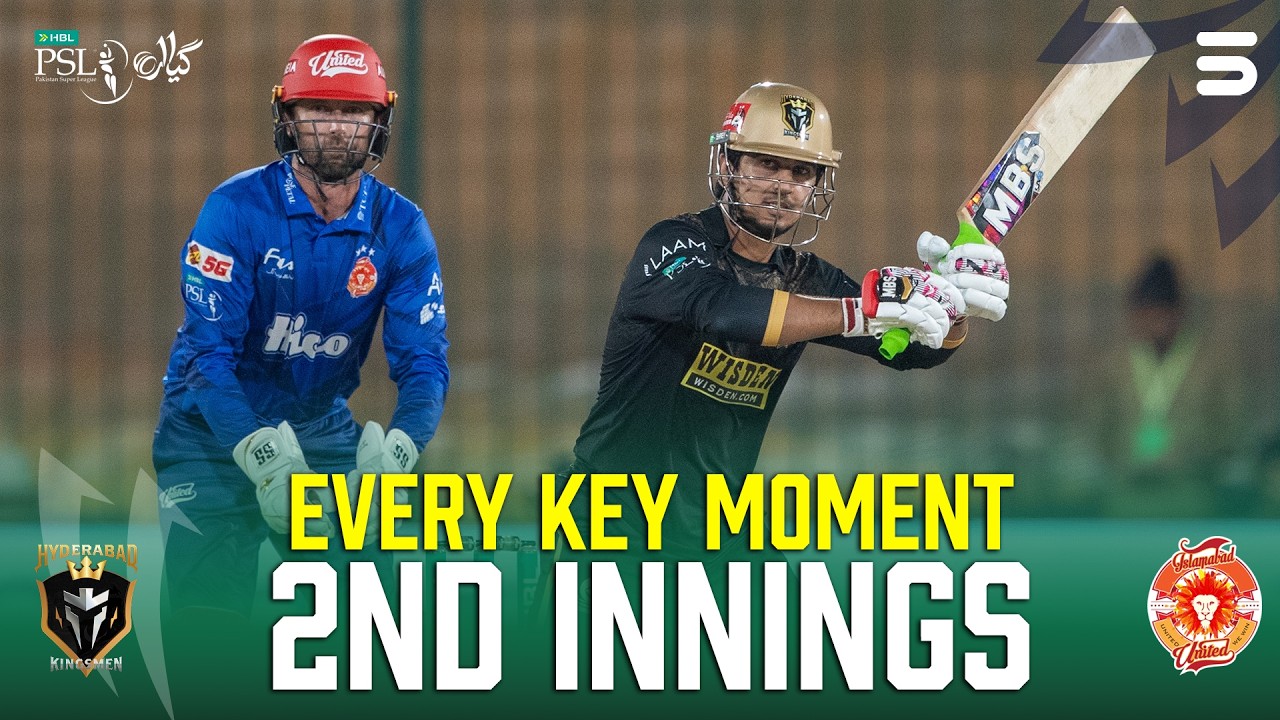 2nd Innings Highlights | Hyderabad Kingsmen vs Islamabad United | HBL PSL 11 | Match 21 | MZB1J