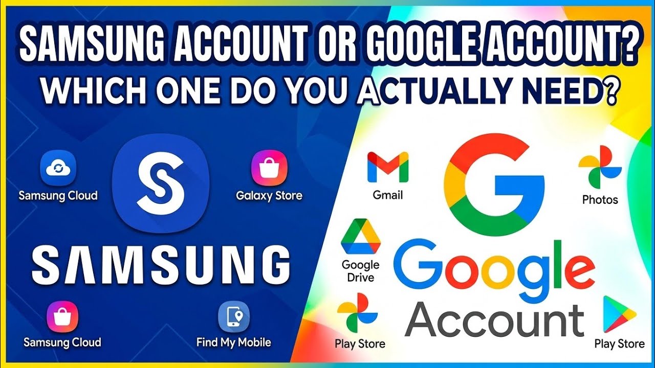 Аккаунт Samsung против аккаунта Google: в чем разница (действительно ли нужны оба?)