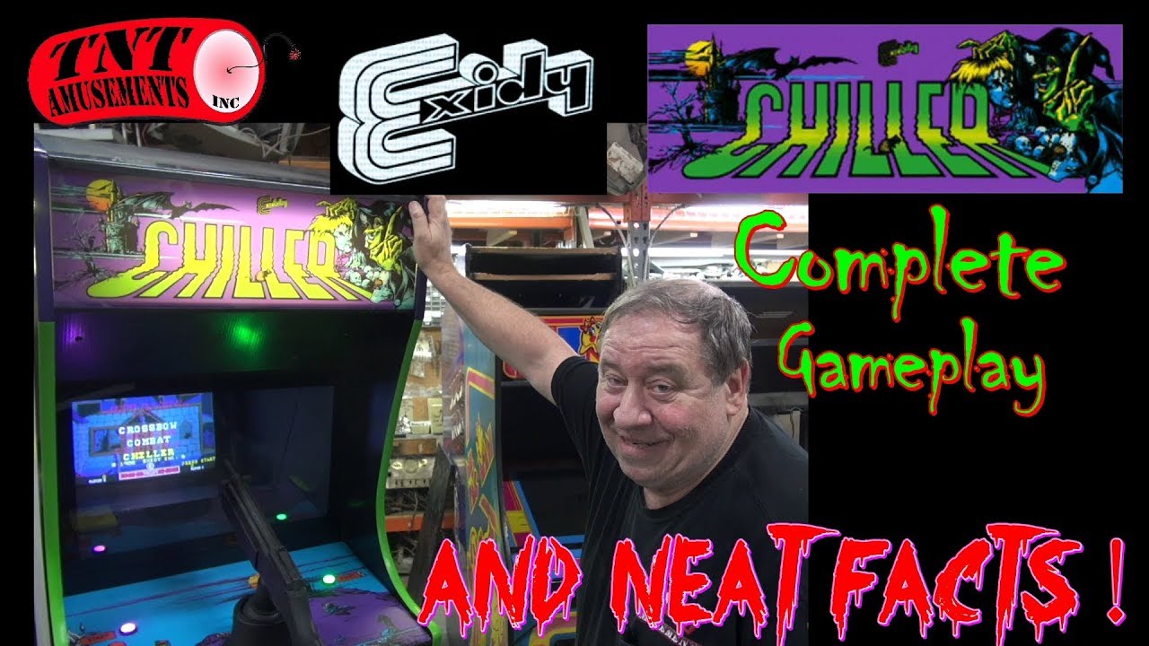 #1424 Exidy CHILLER — аркадная видеоигра — спорная тема и интересные факты! TNT Amusements