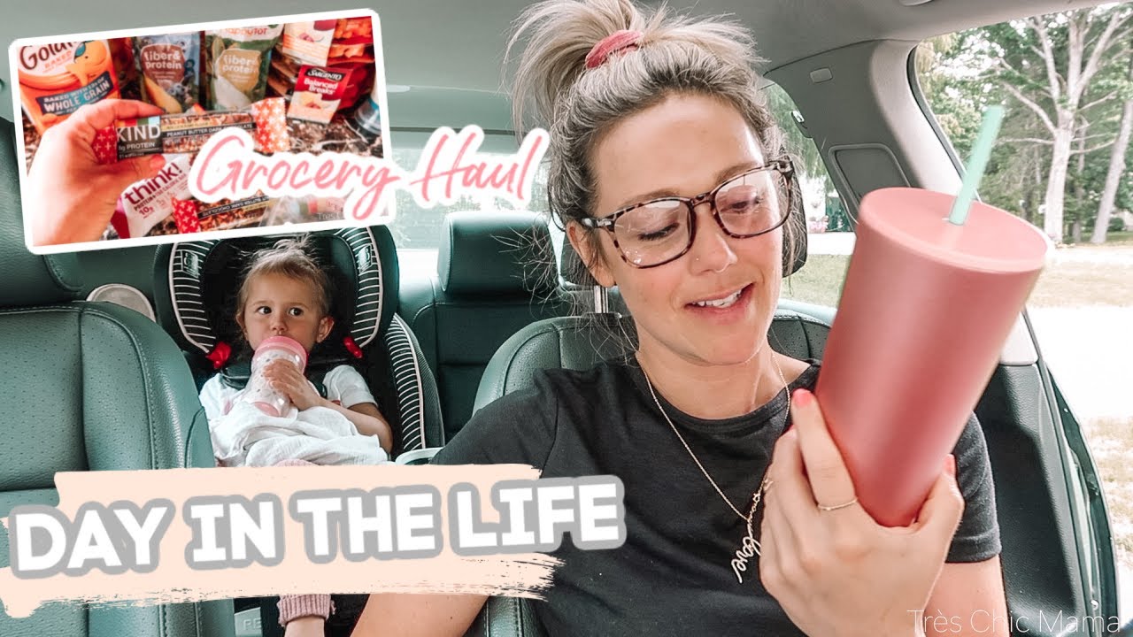 DAY IN THE LIFE OF A SINGLE MOM| GROCERY HAUL & RECENT PURCHASES| Tres Chic Mama