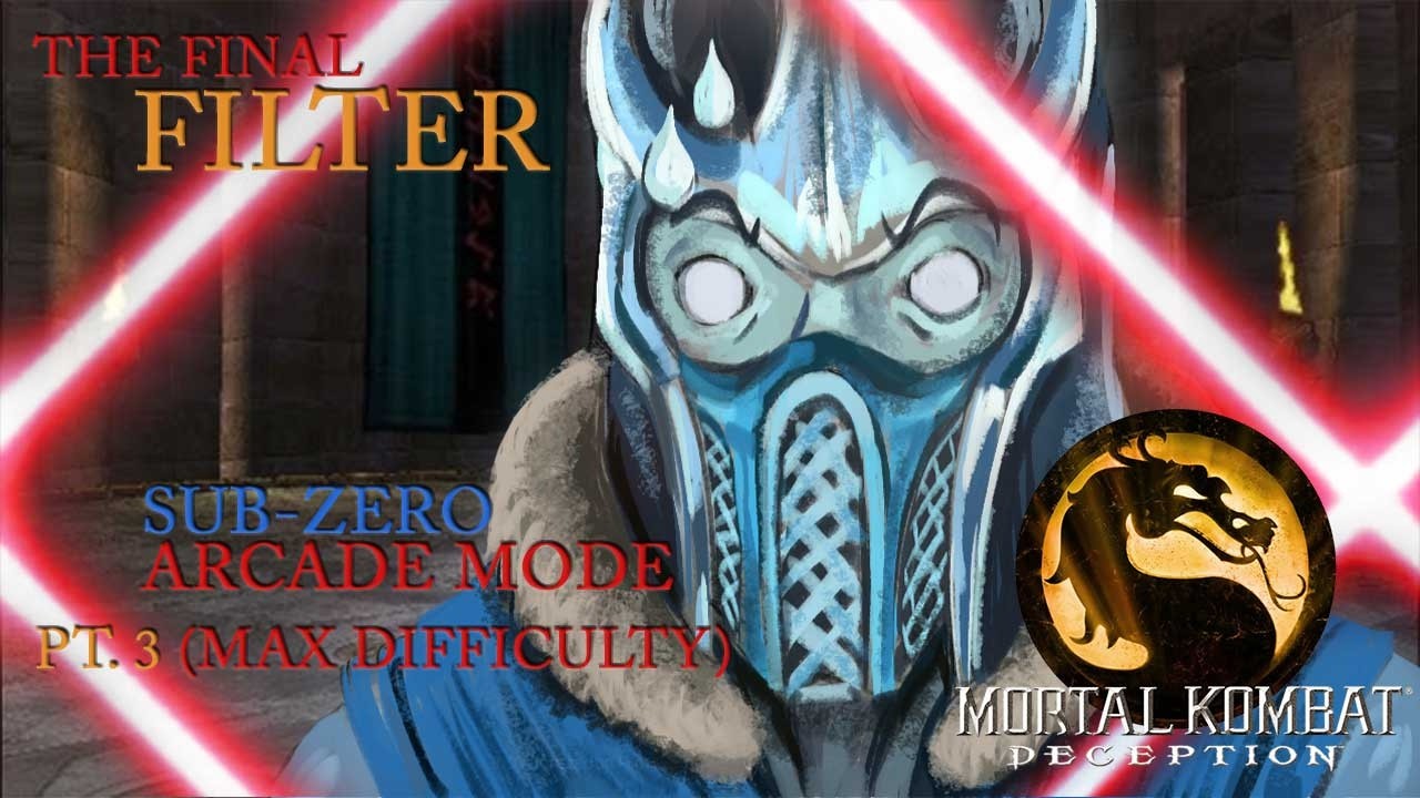 Mortal Kombat Deception - Arcade Mode Pt. 3 - Max Difficulty (Sub-Zero)