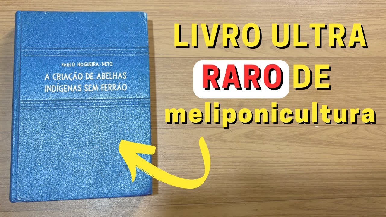 Abrindo livro ultra RARO sobre ABELHAS (meliponicultura)