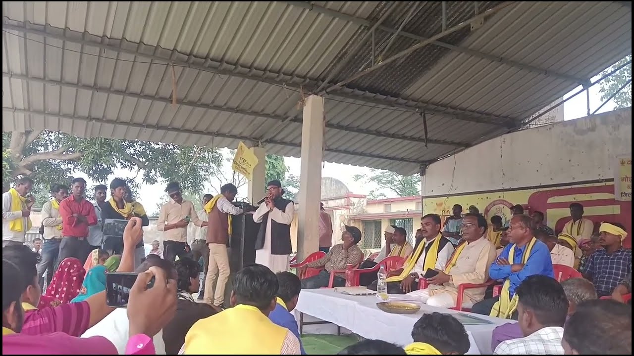 मुस्लिम भाई ने गोंडवाना गणतंत्र पार्टी के मंच में तहलका मचा दिया