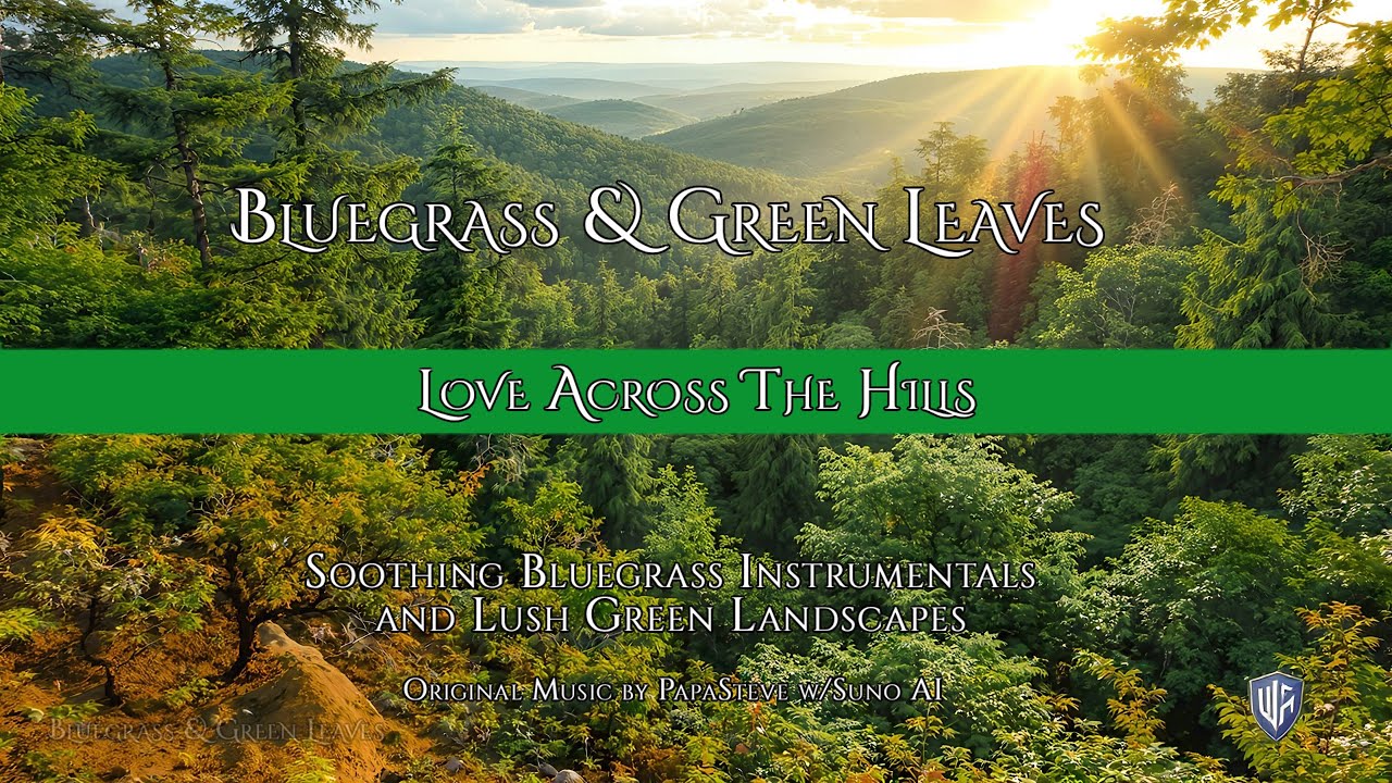 Love Across the Hills | Bluegrass & Green Leaves 4K Nature Instrumental