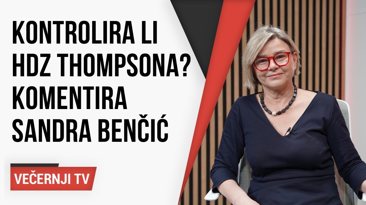 [UŽIVO] Kontrolira li HDZ Thompsona, komentira čelnica Možemo Sandra Benčić