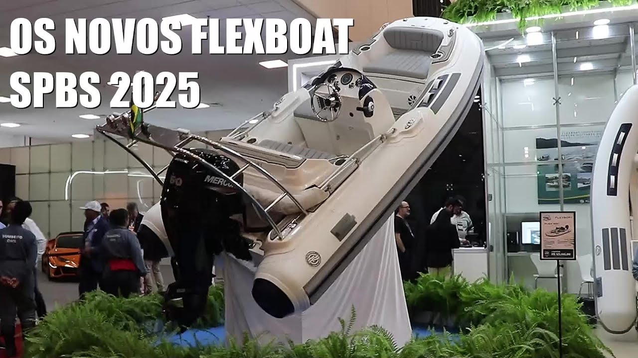 Os novos infláveis Flexboat no SP Boat Show 2025 - Minuto Náutico - Marcio Dottori - Vídeo 499
