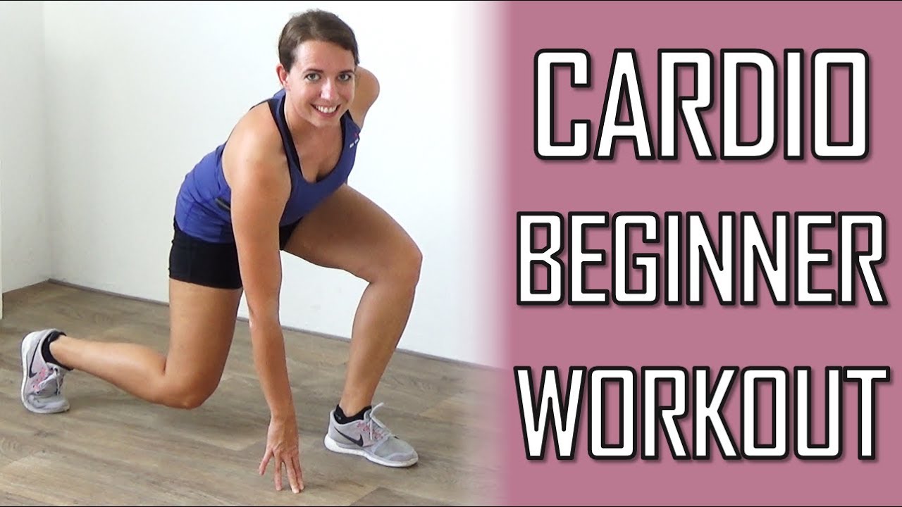 20 Minute Cardio Workout for Beginners – Challenging Beginner Exercises at Home – No Equipment