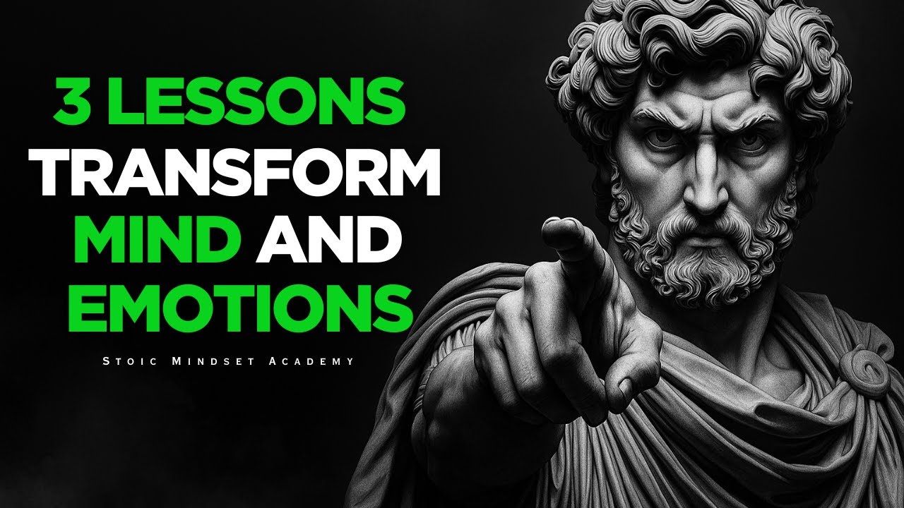 3 Powerful Stoic Lessons to Transform Your Mind & Emotions | Stoicism | Stoic Mindset