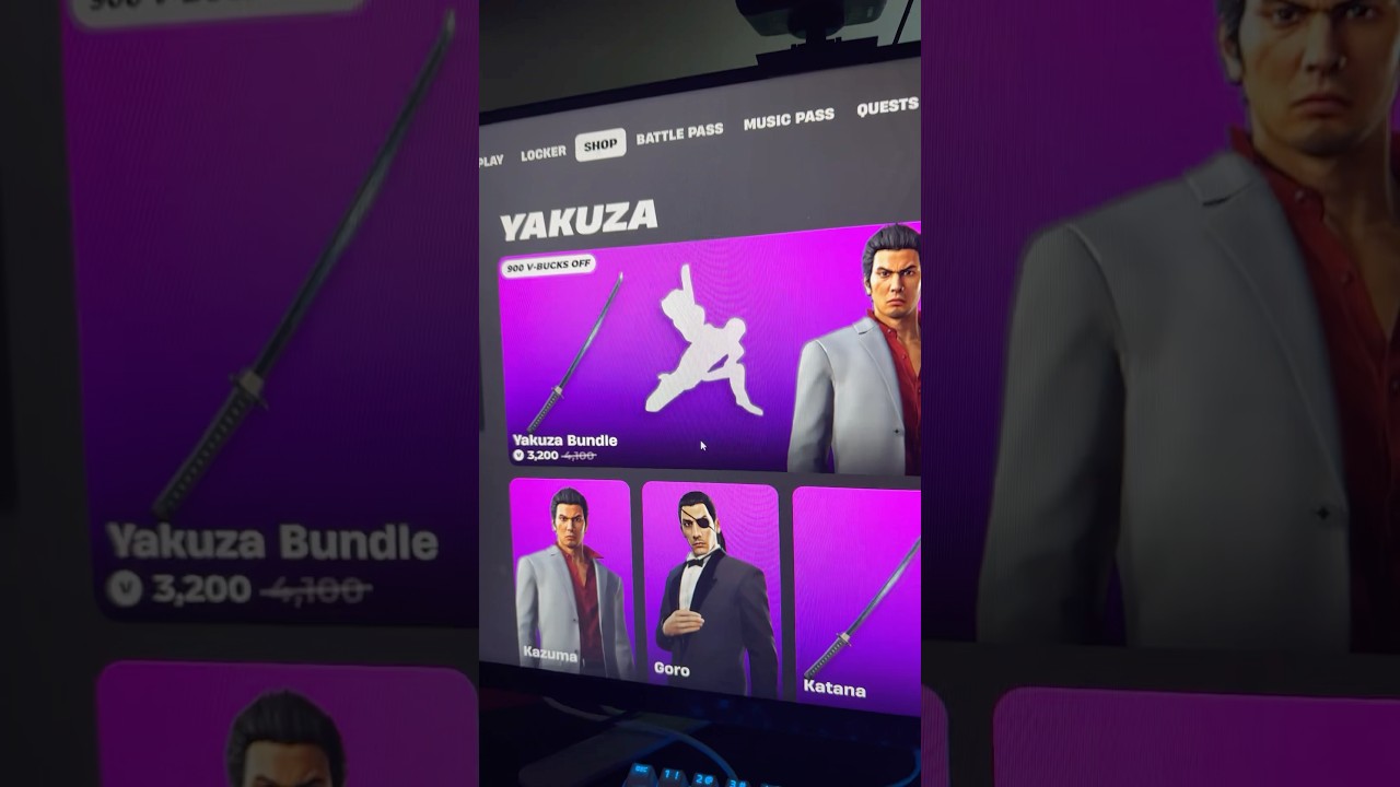 Fortnite Yakuza Item Shop!