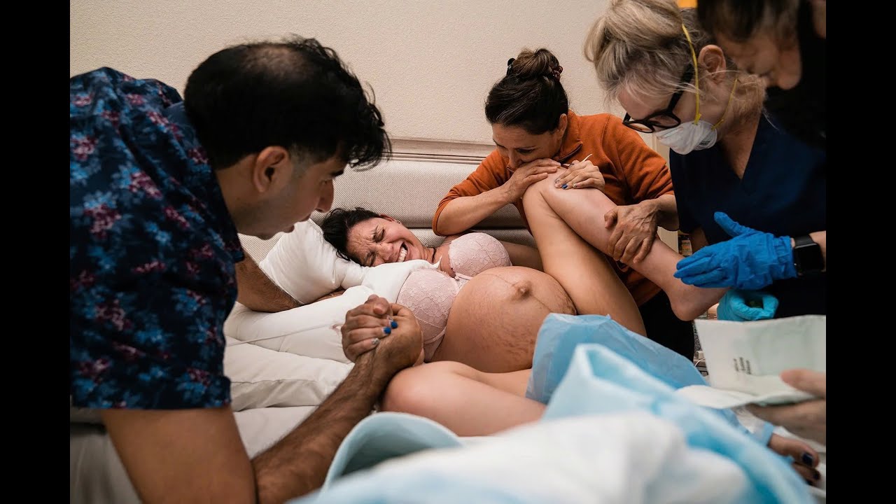Birth Vlog: Labor Pain, Pushing & Baby&rsquo;s First Cry | Emotional Delivery 2025
