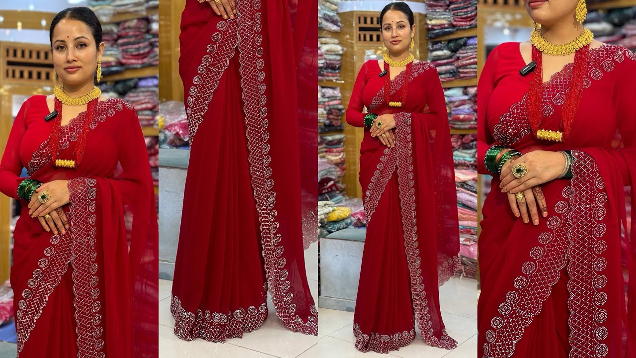 Teej Special Sari // Hamro Fashion Wear //Sari Only