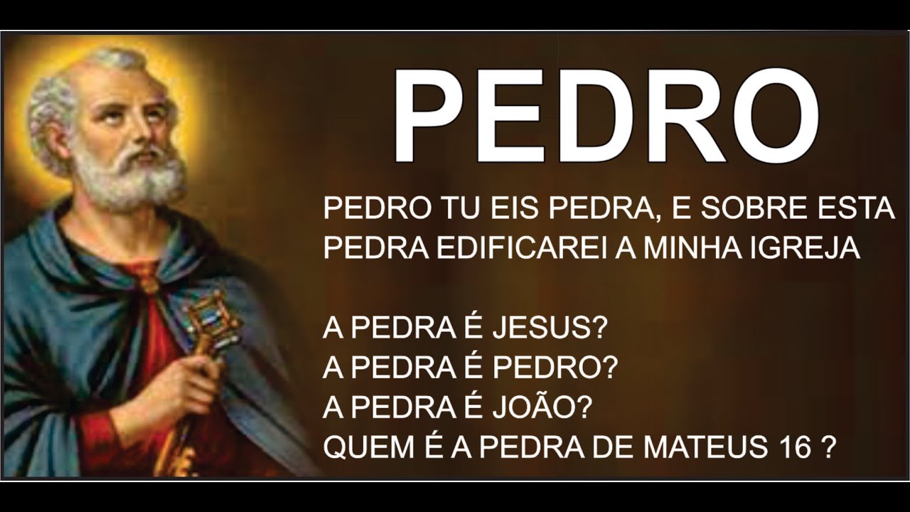 TU &Eacute;S PEDRA E SOBRE ESTA PEDRA EDIFICAREI A MINHA IGREJA,  PREGA&Ccedil;&Atilde;O SOBRE A PEDRA DE MATEUS 16.18