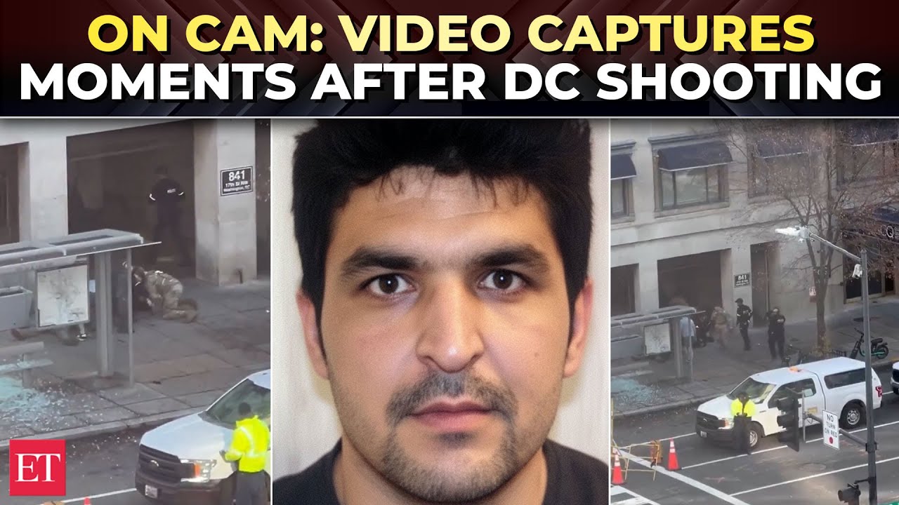 Shocking video: Moments after National Guard members shot near White House | Washington DC shooting