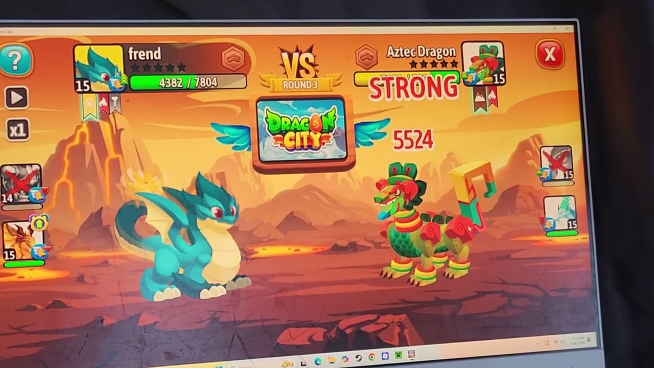 Playing Dragon City (no commentary)