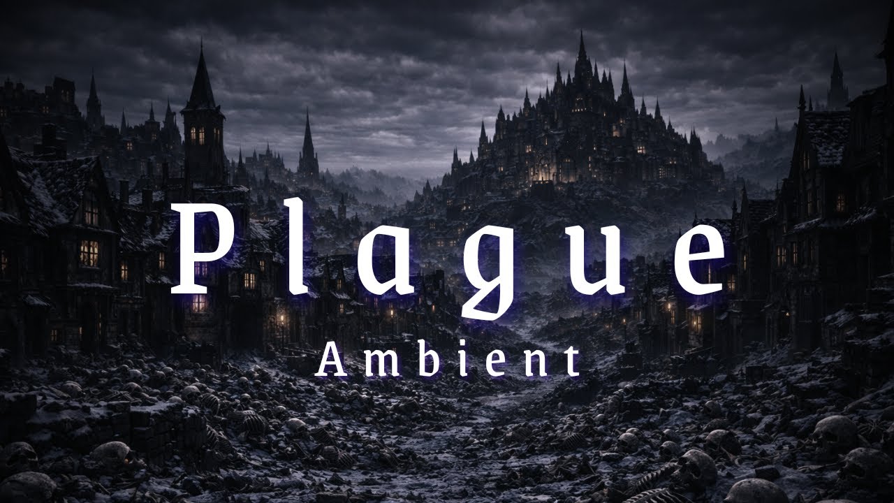 8 Hours – Plague-Ravaged City  💀🕯️💀 Dark Drone Ambience | Sleep • Focus • No Music