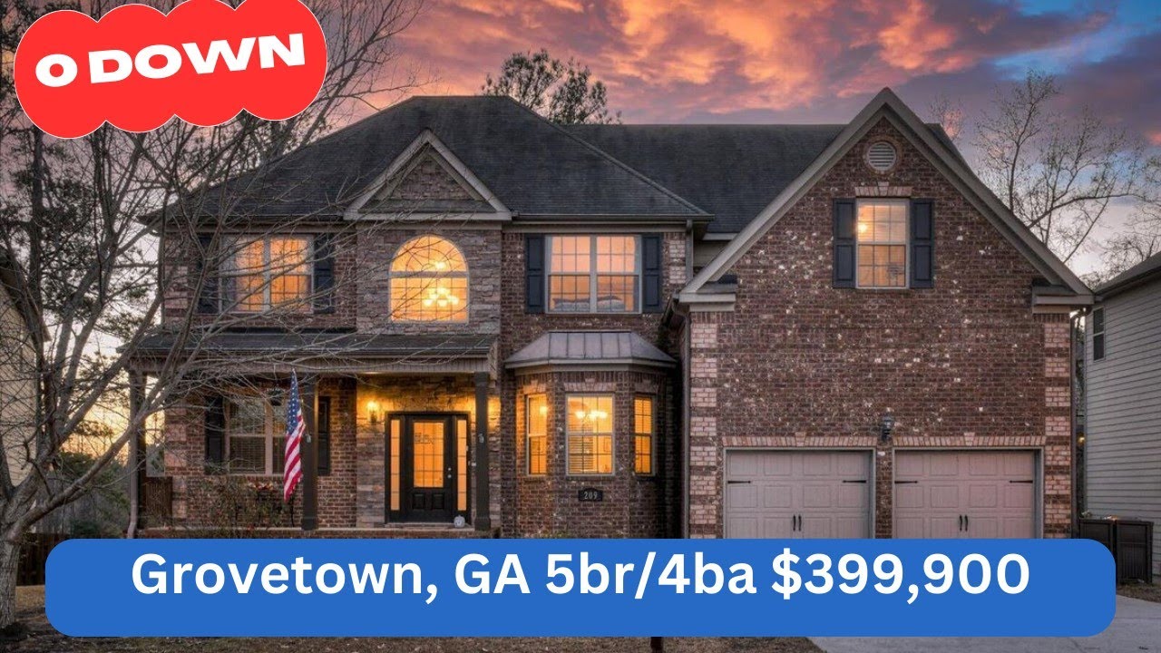 Georgia Homes Tour: Grovetown, GA Real Estate : Georgia Homes for Sale Showcase 2024!