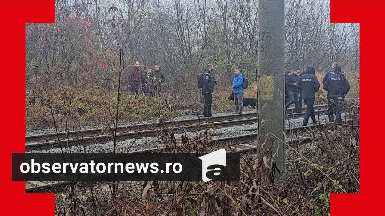 Cadavrul unei femei, descoperit l&acirc;ngă o cale ferată. Pe trup avea urme de lovituri de cuțit