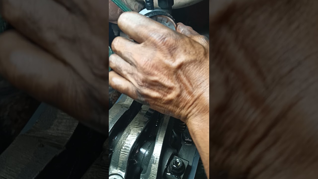 Cummins KTA38 G2 Injectors settings with dial gauge ,  Chakan ( only right bank 3 Number cylinder)