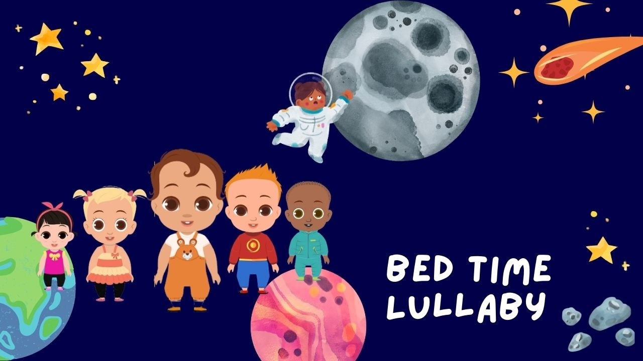 Bed Time Lullaby Psalms 4:8 | Gentle Bedtime nursery rhyme for Kids & Toddlers | God is near