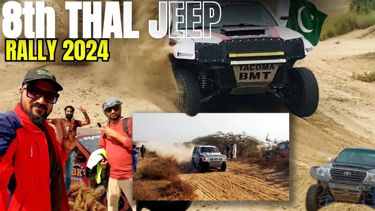 8th Thal Jeep rally 2024 I Raftar, Taizi, Maharat 8th Thal Jeep Rally