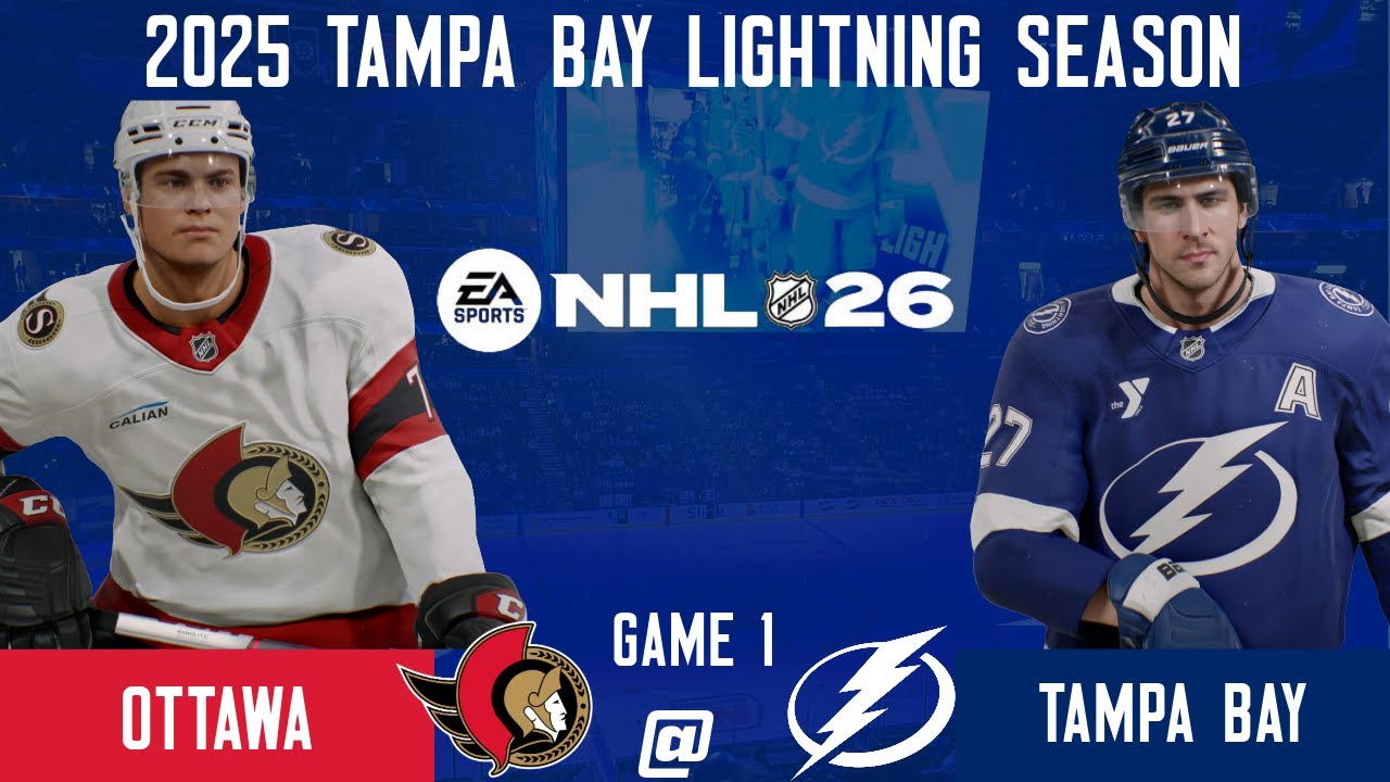 2025 Tampa Bay Lightning Season: Game 1- A New Season: Ottawa @ Tampa Bay