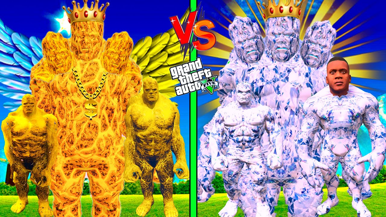Franklin upgrade the STRONGEST HULK GOLD TITAN ever in GTA 5