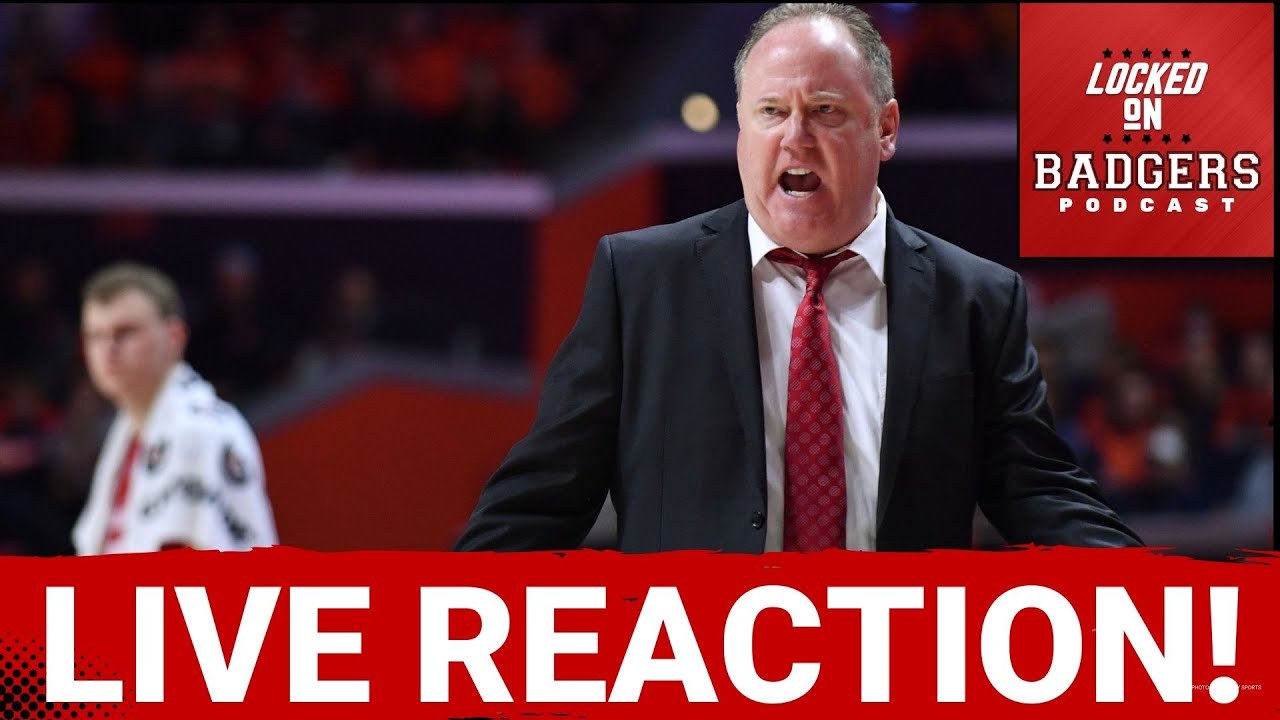 LIVE REACTION! Wisconsin Badgers BASKETBALL takes on Maryland! Big Ten BATTLE!
