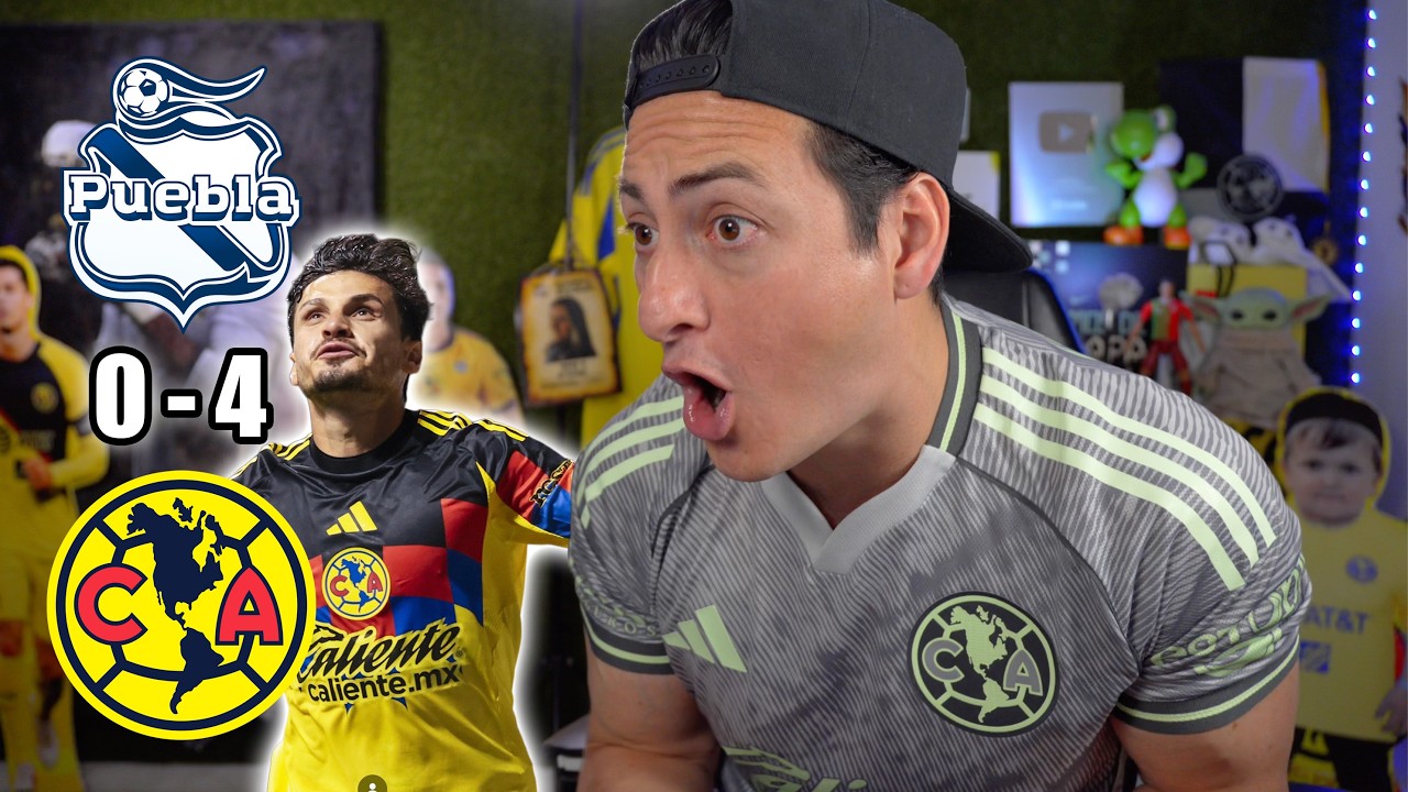 ¡SAMBA EN PUEBLA! Reacciones Puebla 0-4 América