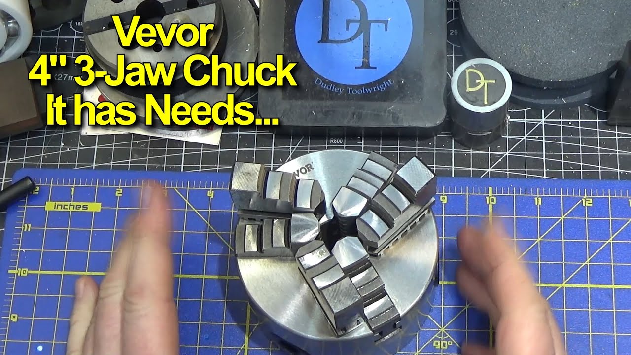 QTR 95 VEVOR 4in 3 Jaw Chuck