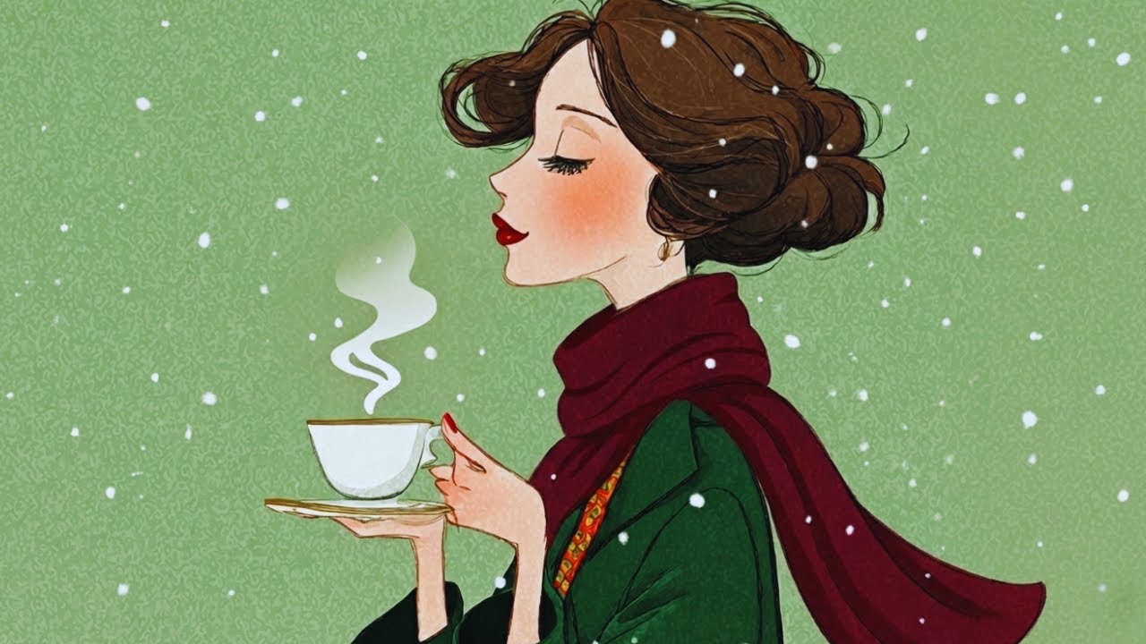 Snowy Winter Jazz Lounge | Relaxing Vintage Jazz & Waiting for Spring