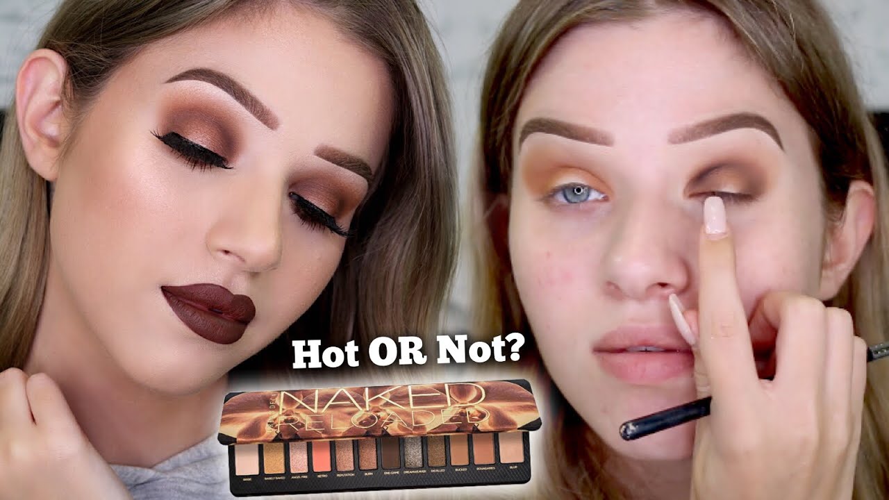 URBAN DECAY Naked Reloaded Palette Makeup Tutorial + Review + First Impressions