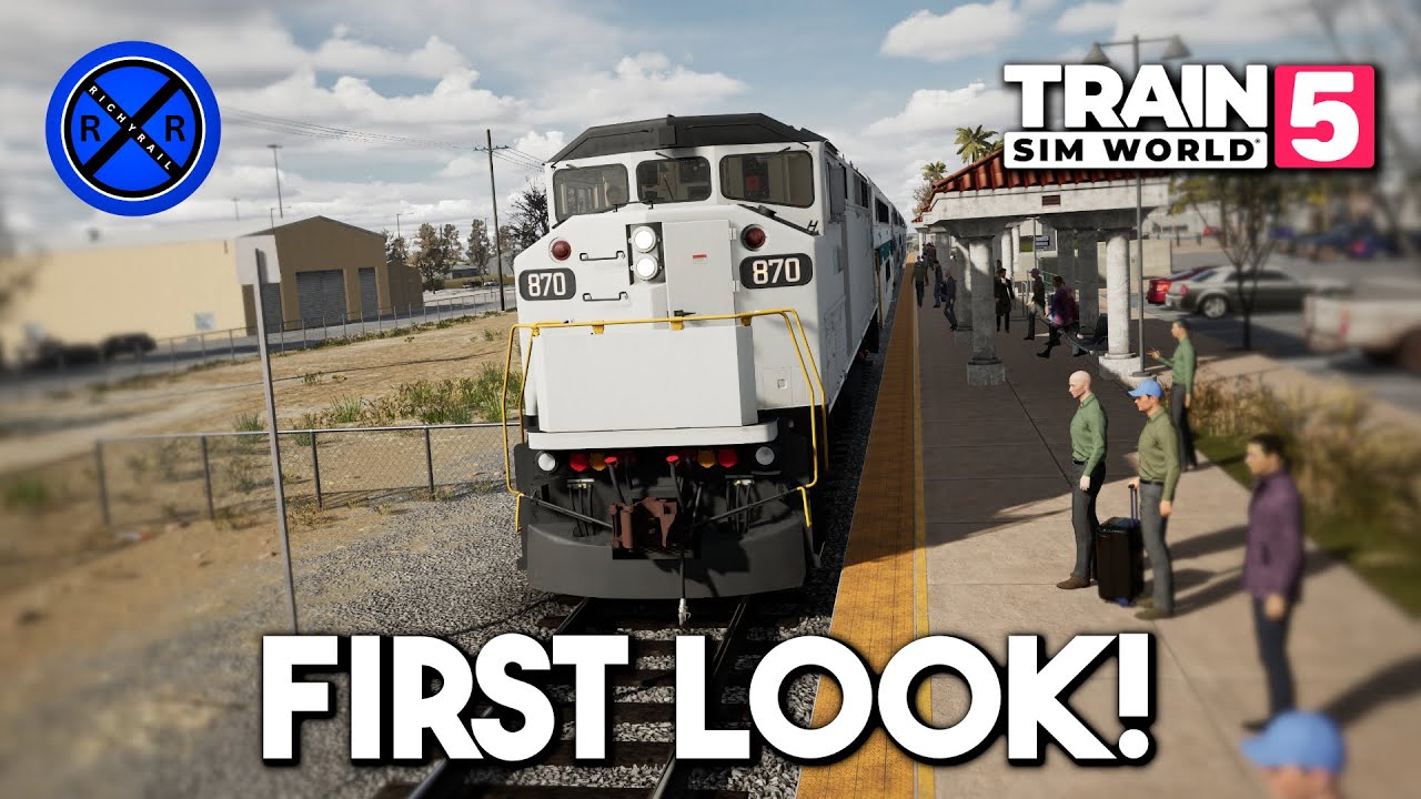 ПЕРВЫЙ ВЗГЛЯД на Metrolink F59PHR DLC! - Train Sim World 5