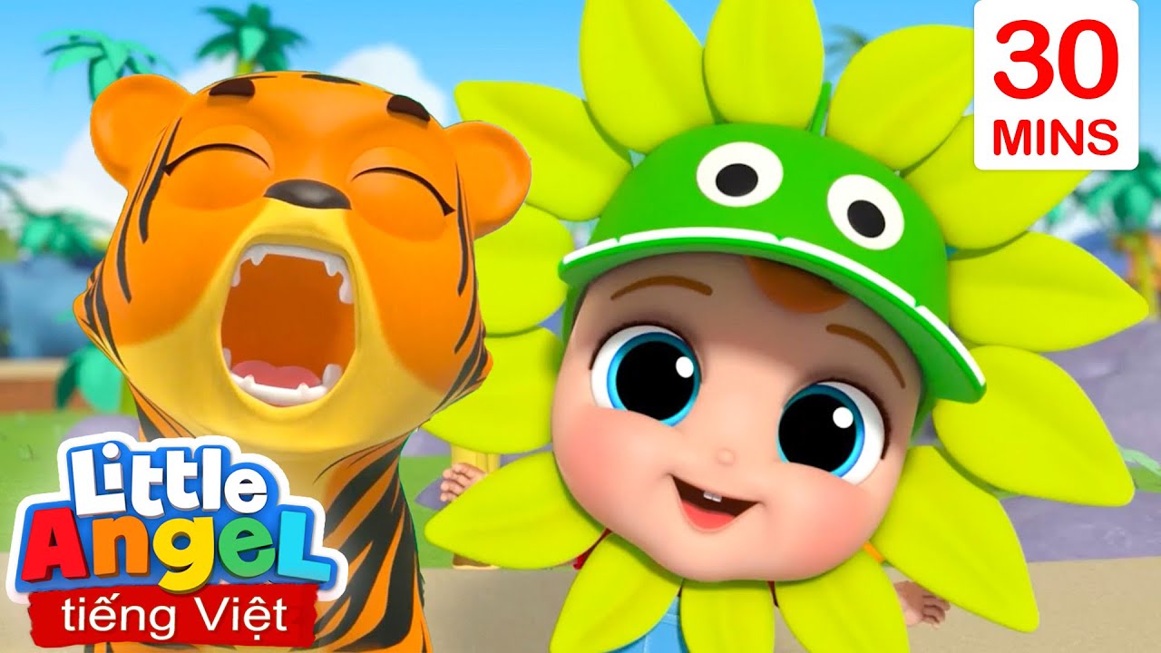 Bé Đi Sở Thú | Hoạt Hình Thiếu Nhi | Little Angel Tiếng Việt