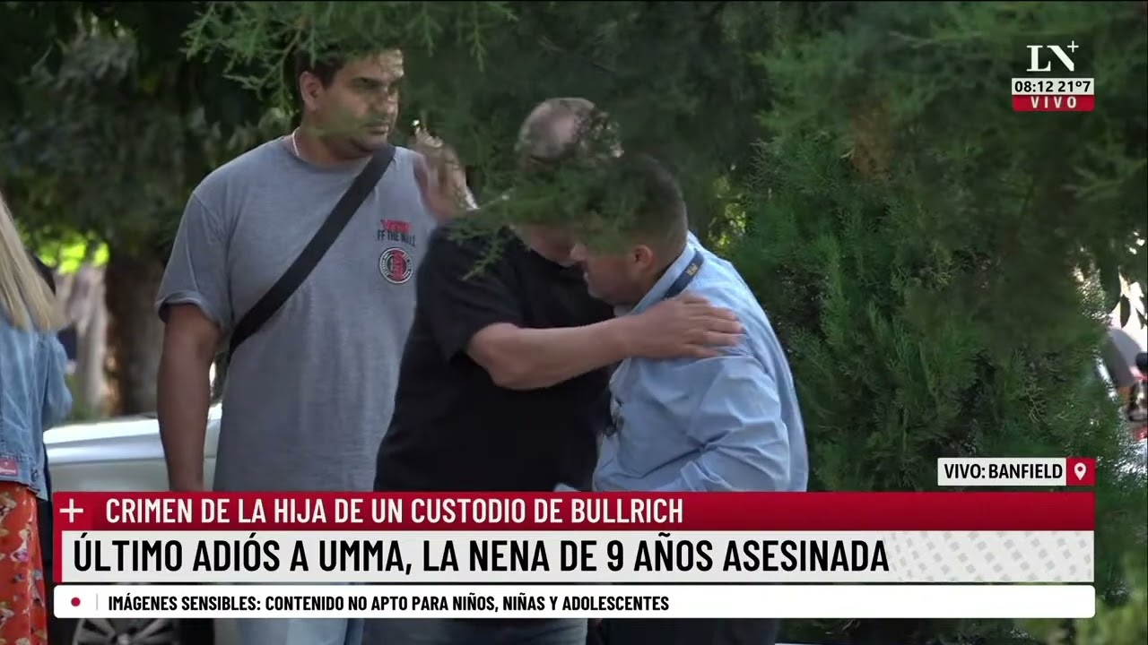 Ultimo adiós a Umma, la nena de 9 años asesinada; crimen de la hija del custodio de Bullrich