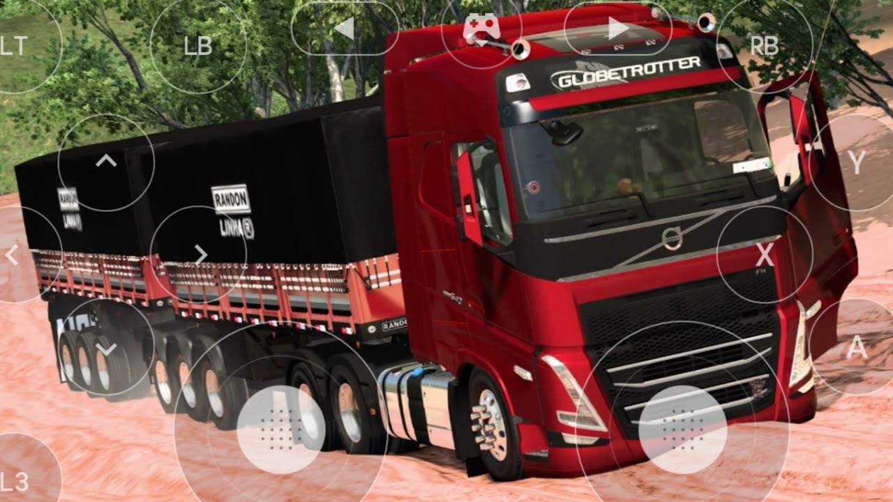 VOLVO FH 540 NO BITREM 9 EIXOS - (41t) DE PALETS DE MADEIRA - ETS2 1.56 NO ANDROID
