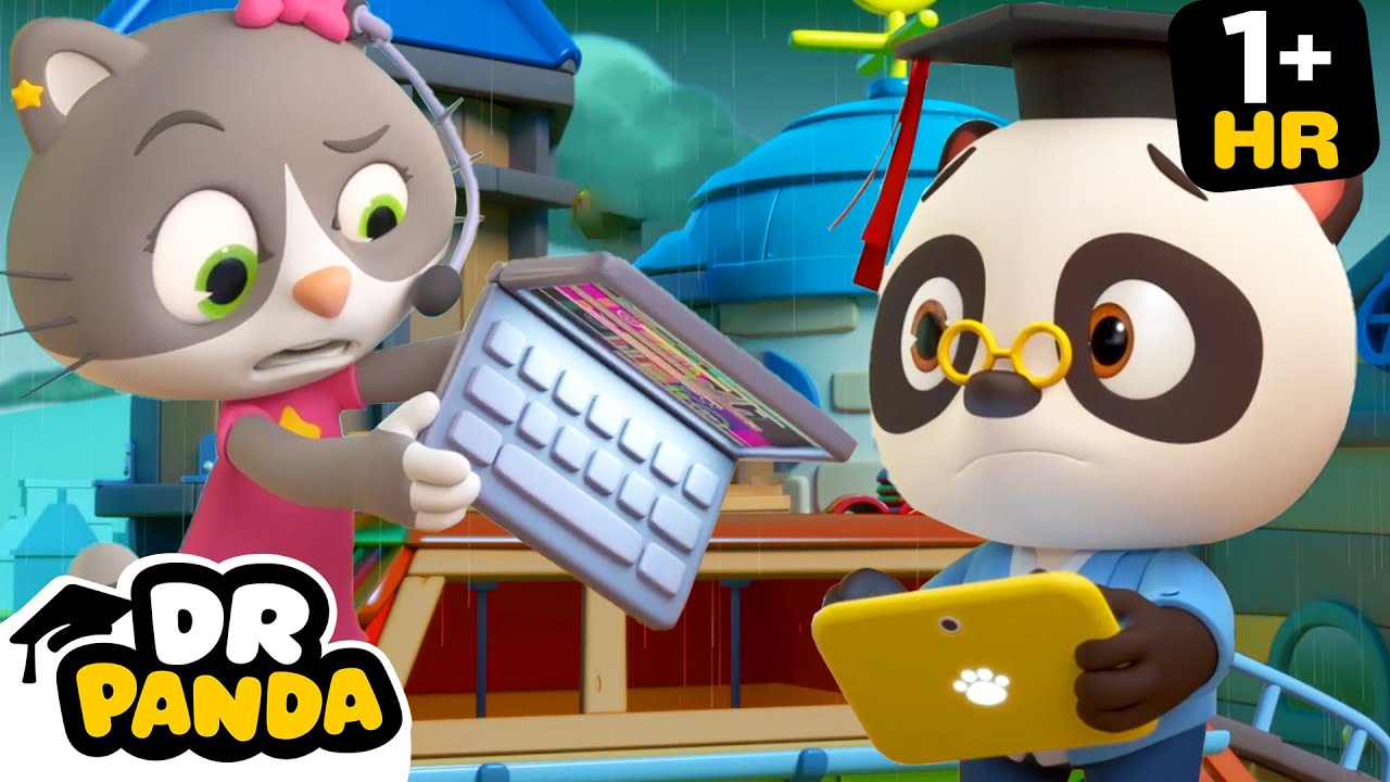 🐼🌩 Weatherman Mania + 1 HOUR of Learning Cartoon for Preschoolers | Dr. Panda