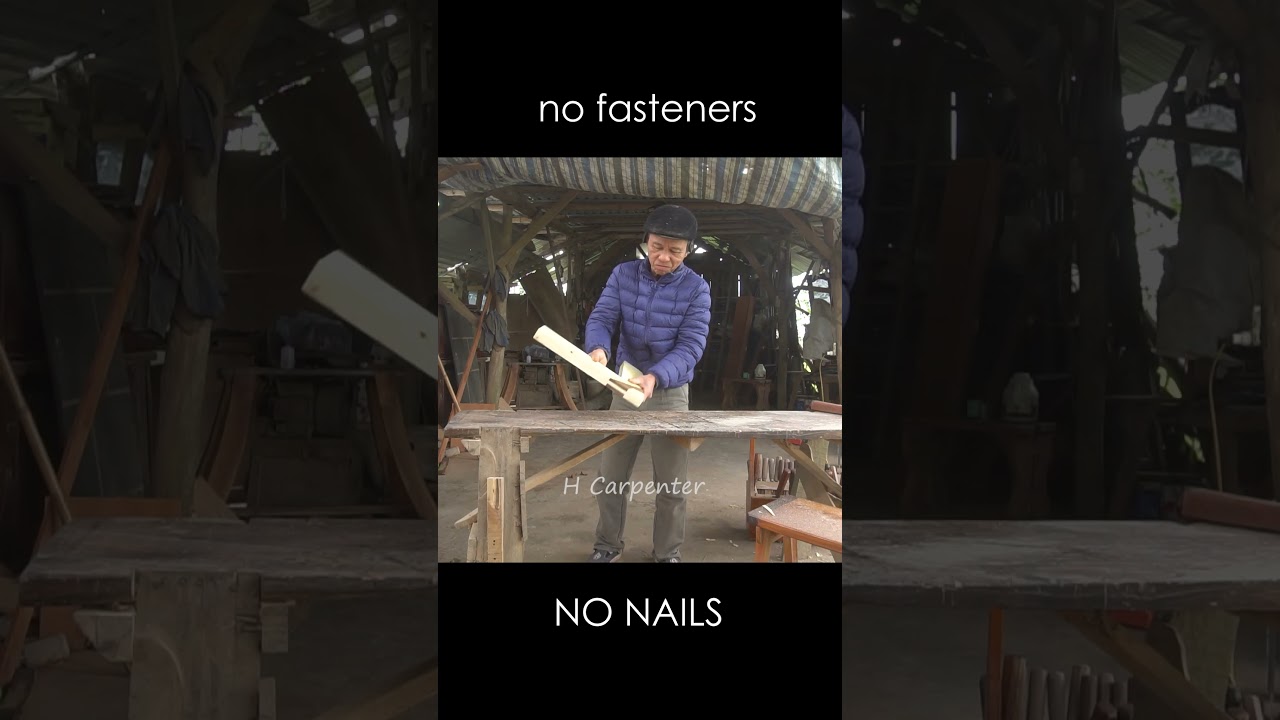 NO NAILS – no fasteners 