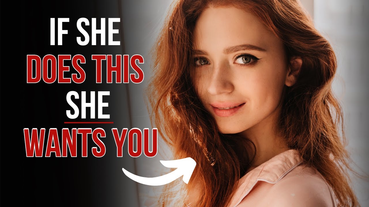 8 BODY LANGUAGE SIGNS SHE'S ATTRACTED TO YOU - (Decode Her Signals She Likes You)