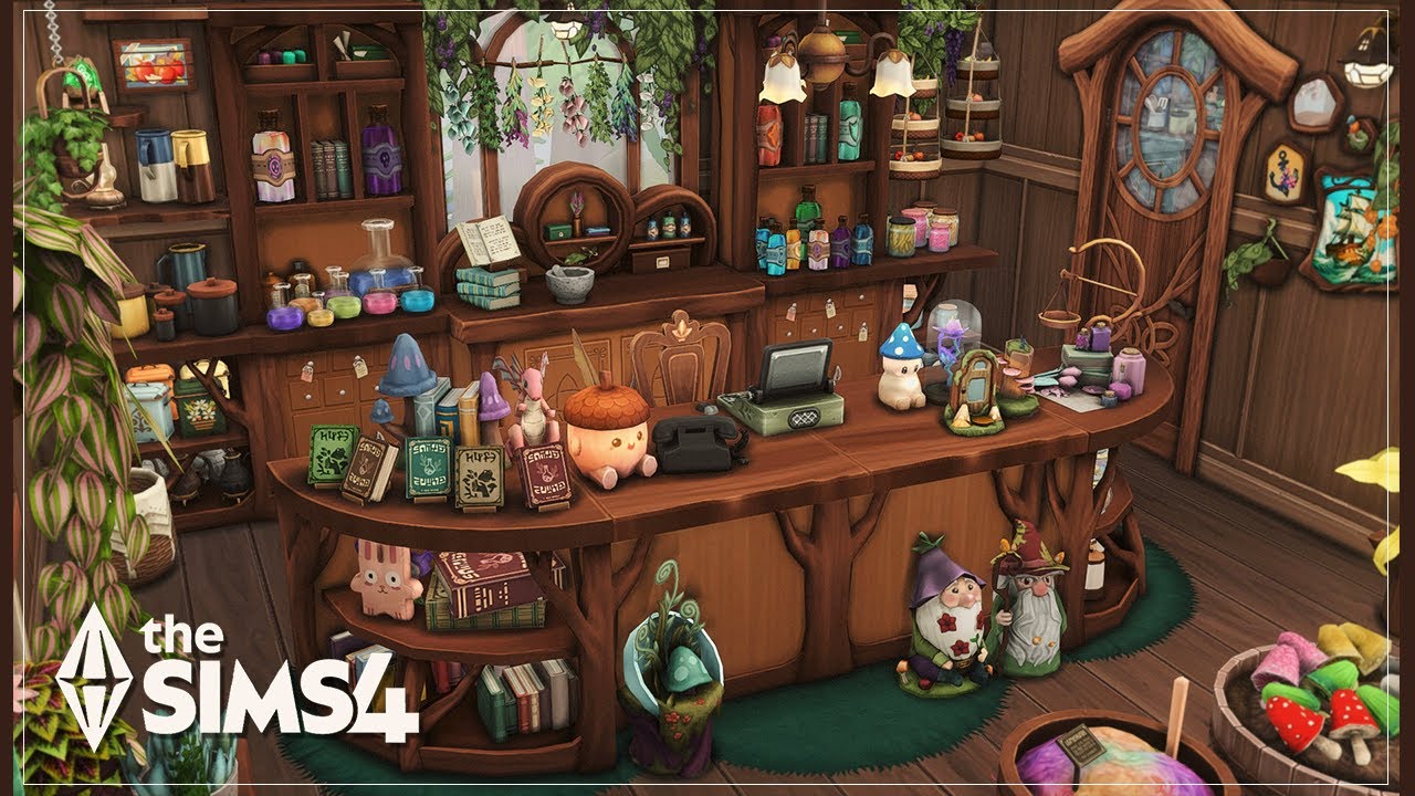 [The Sims 4] 🧚‍♀️Fairy House ✨Elixir & Potion Shop | บ้านแฟรี่และร้านยาวิเศษ | No CC | Stop Motion