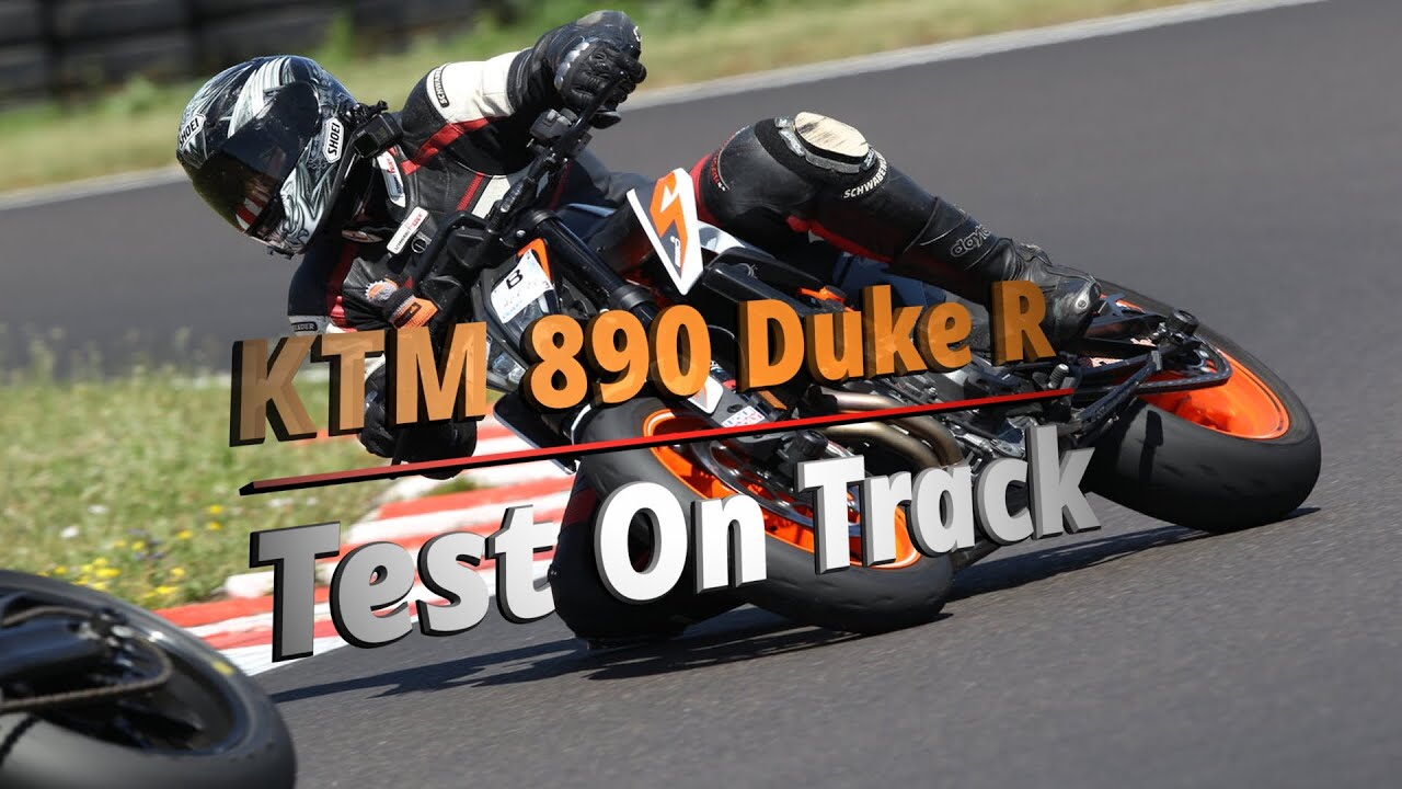 KTM 890 Duke R chases guy on track ! | Michelin Power Cup 2 | Onboard Sound