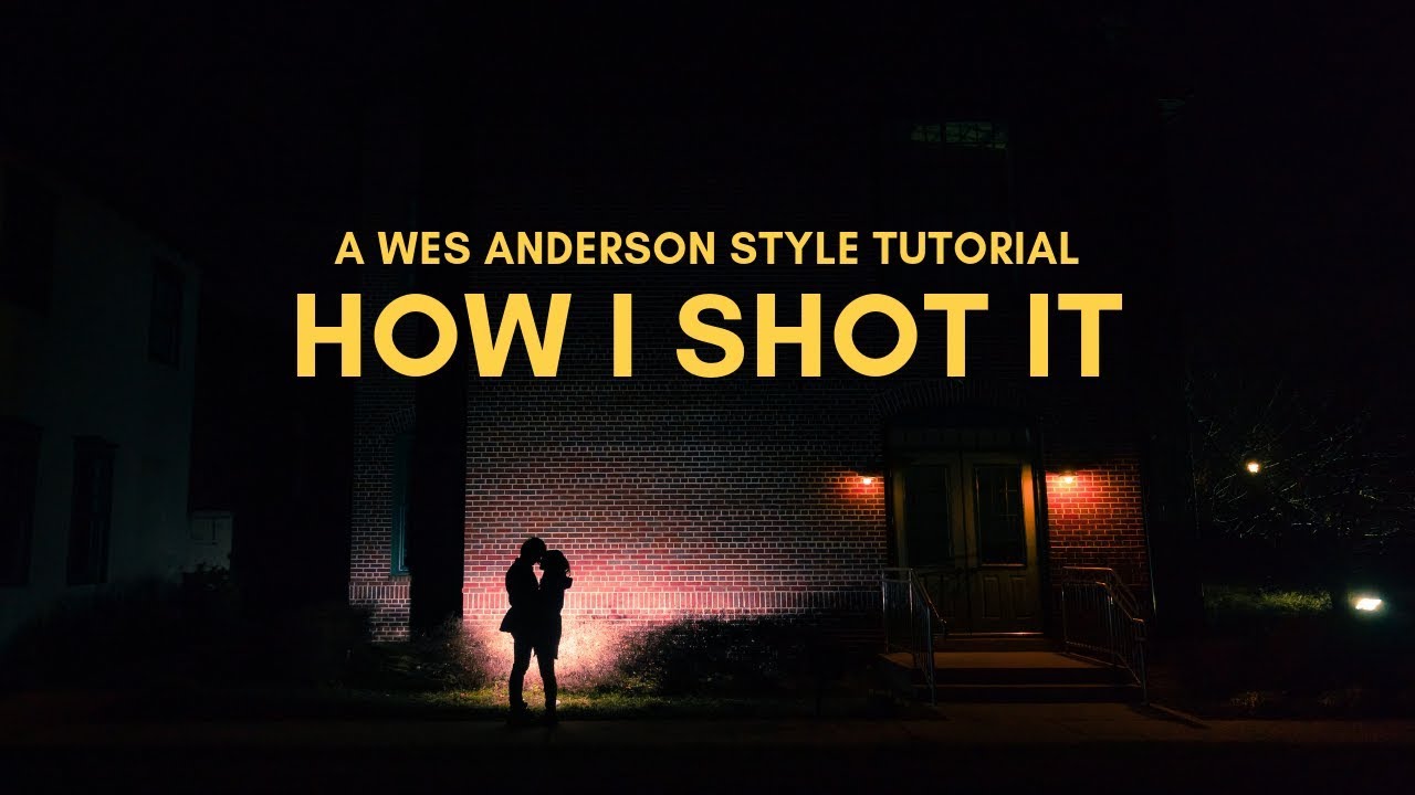 How I Shot It - A Silhouette Photo - Wes Anderson Style