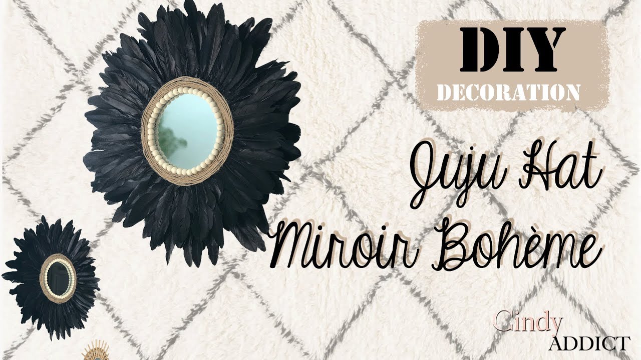 #DIY #Tutoriel #Décoration : JUJU HAT Miroir tendance Bohème