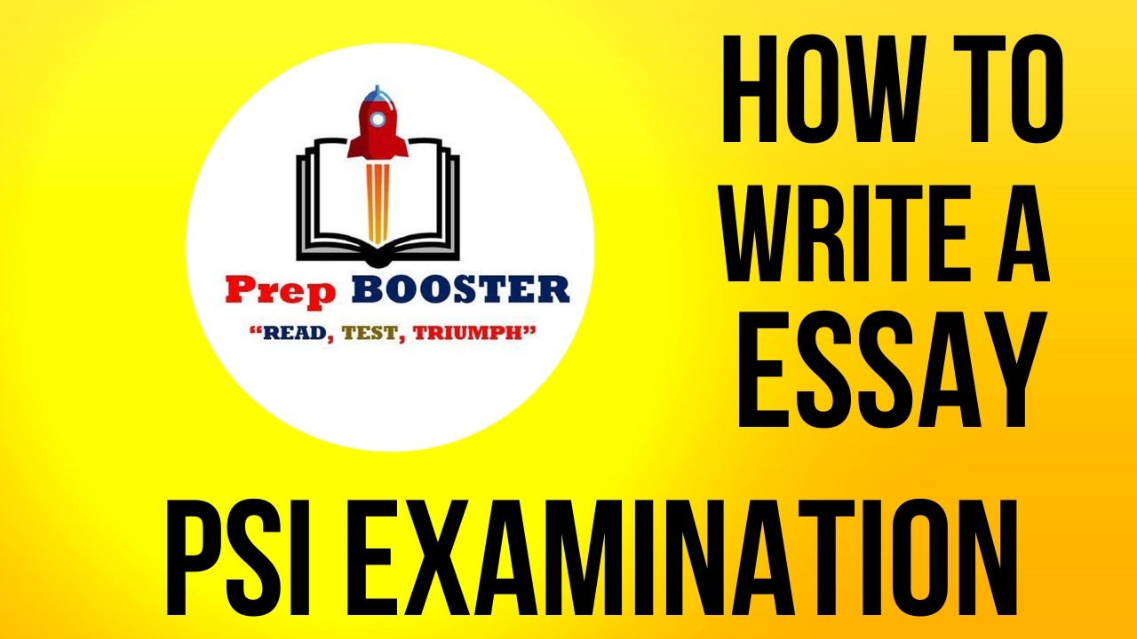 નિબંધ | PSI Exam | Prep BOOSTER | Essay