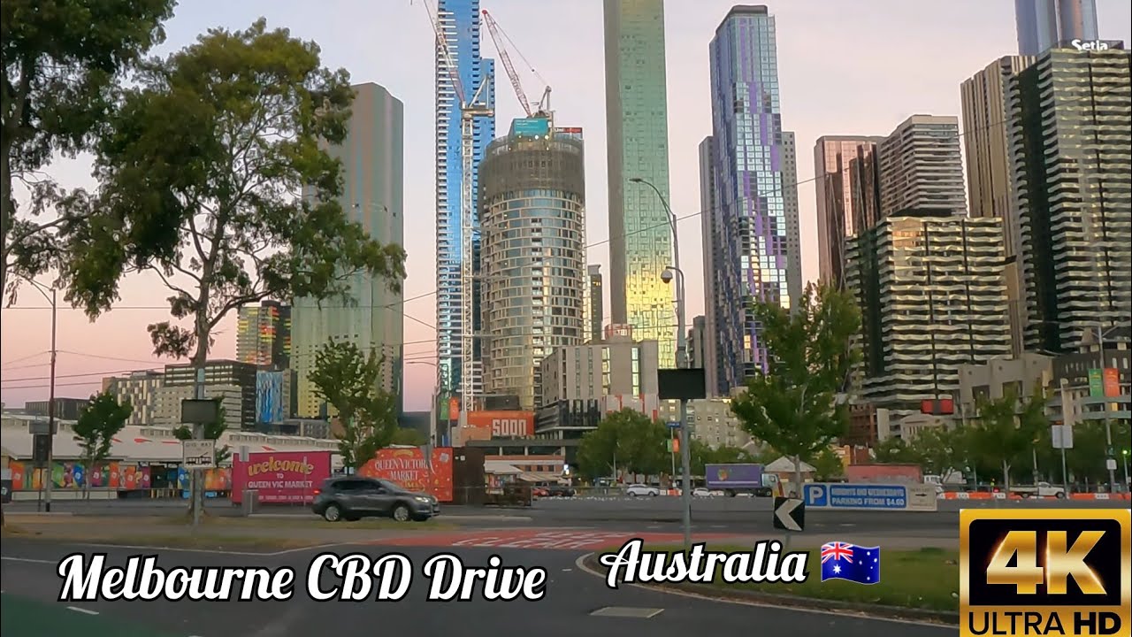 Melbourne CBD Drive , Australia 🇦🇺.