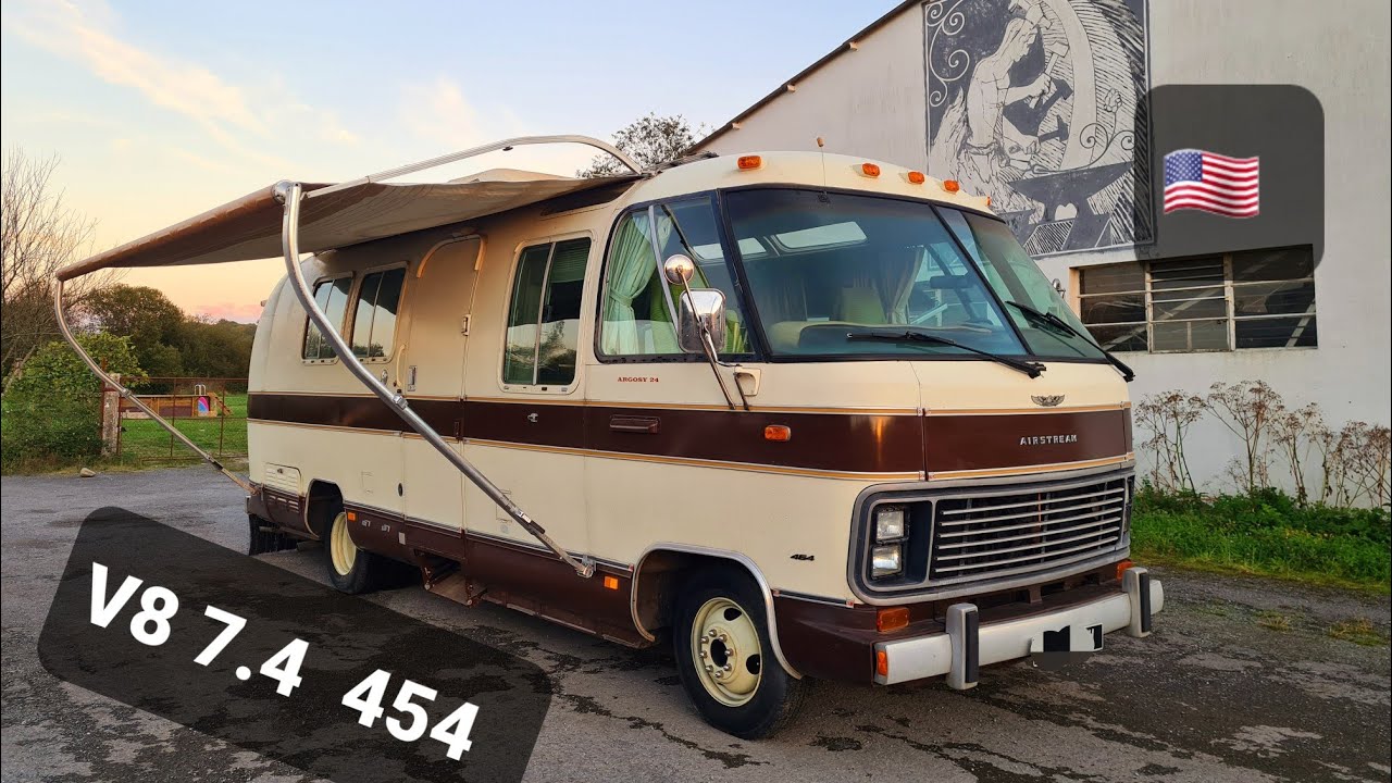 Airstream Motorhome Argosy 24 1977 7.4 Big Block  Le Camping car Américain Vintage 🇺🇸