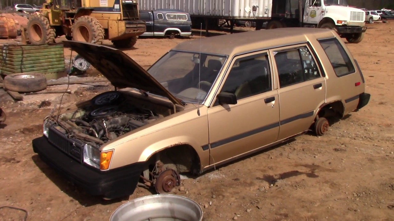 WILL IT RUN?! 1983 Toyota Tercel 4x4 WAGON SCRAPPED?!?!