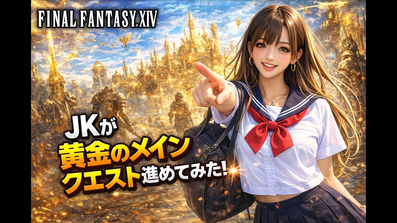 【FF14】JKが黄金7.4のストーリーを進める【雑談】