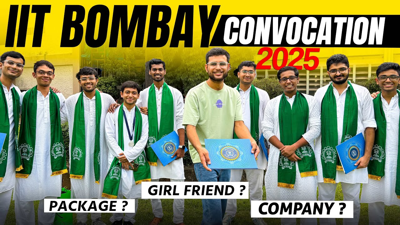 I asked IIT Bombay Students about Placement Packages and Companies at Convocation. #iitbombay