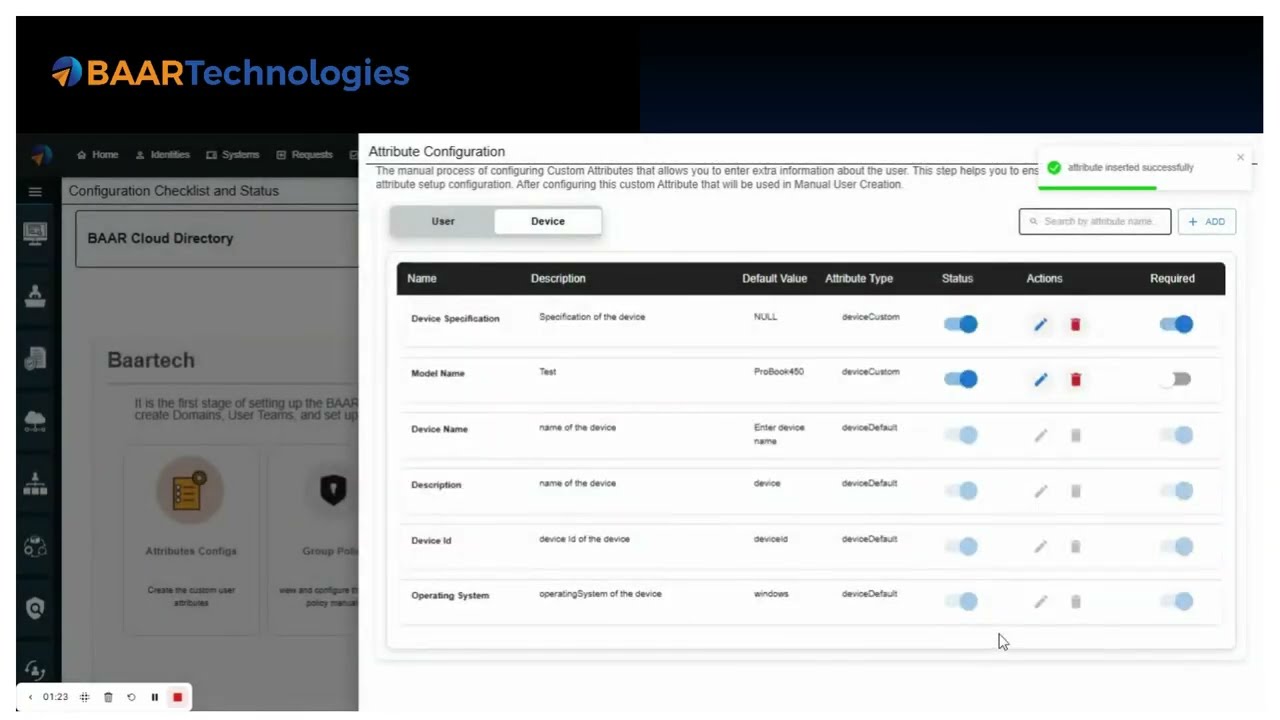 BAAR Cloud Directory - Set up Organization